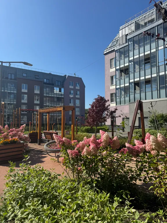 Квартира Квартира Новая студия экспофорум - аэропорт — Санкт-Петербург