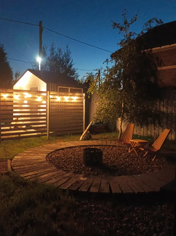 Уютный а-фрейм в деревне