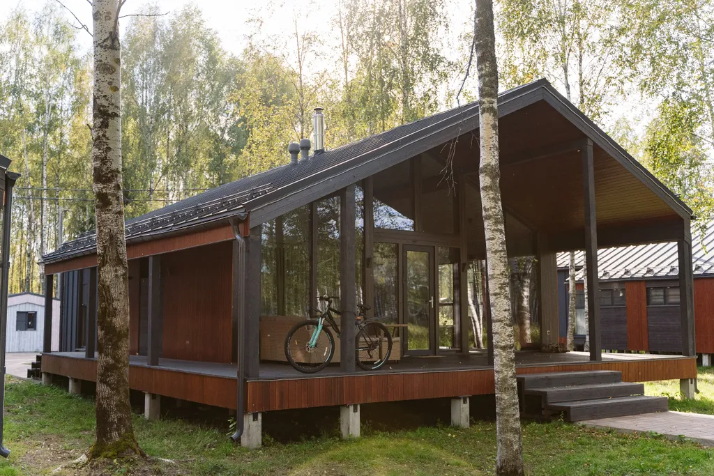 Дом "Селемина" с камином с видом на озеро