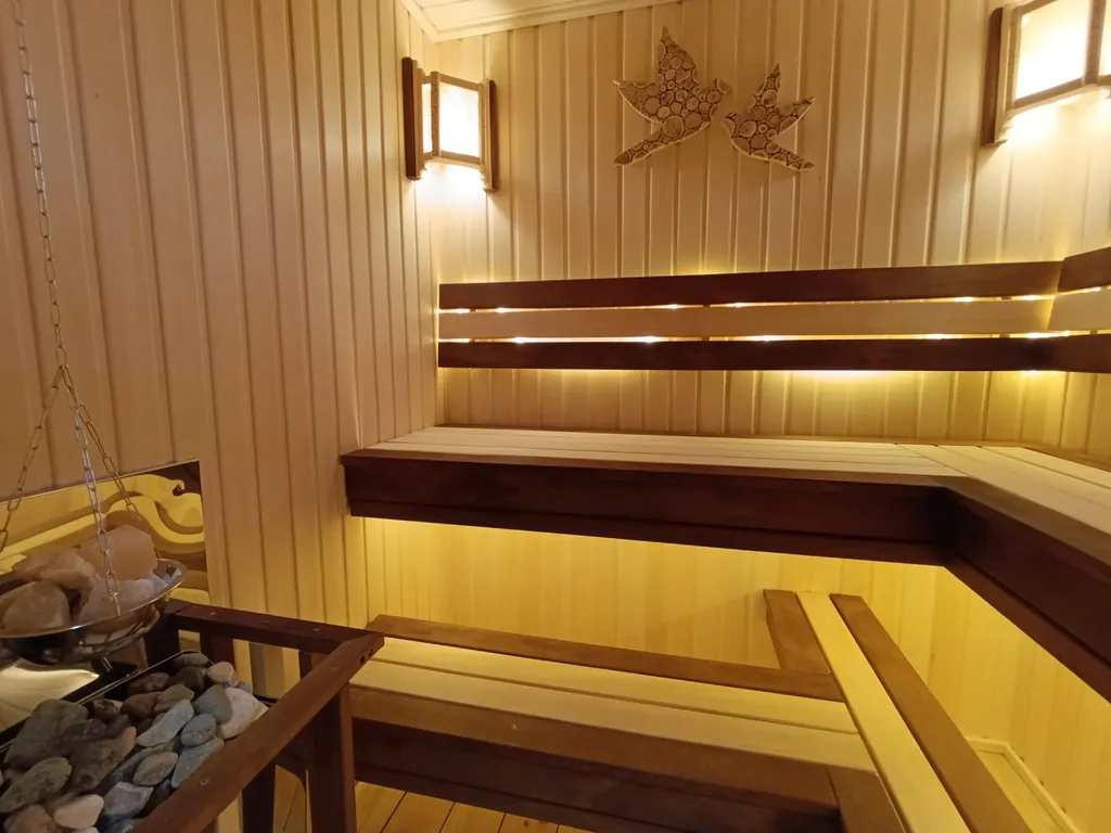 Дом с сауной Зеленый Чиж