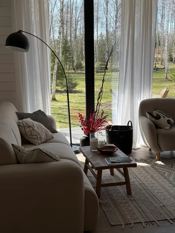 Дом у лесного озера с баней и чаном под Переславлем-Залесским