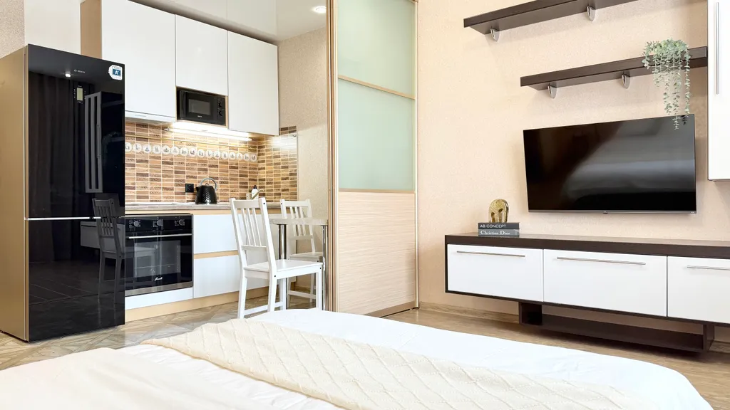 Hugge Place |Уютная студия на 1 этаже у Автовокзала с самозаселением