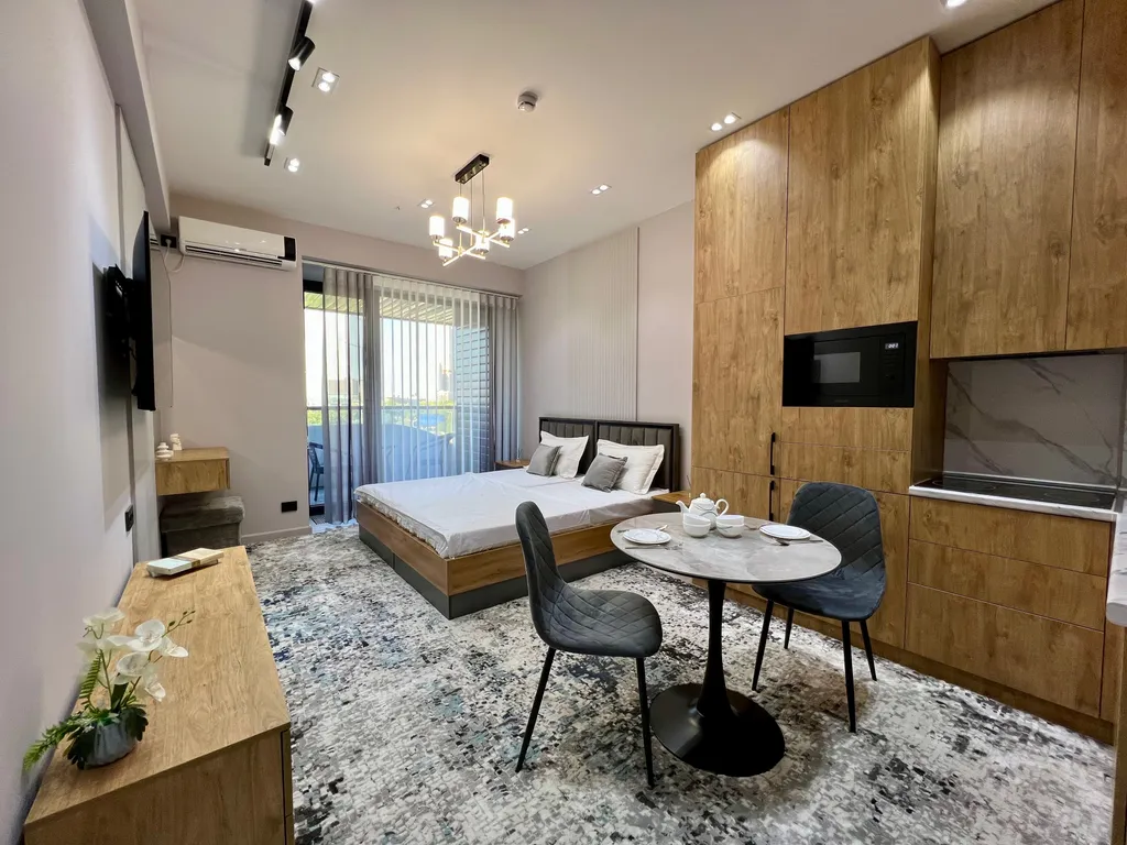 Апартаменты-студия на небоскрёбе U-tower 56