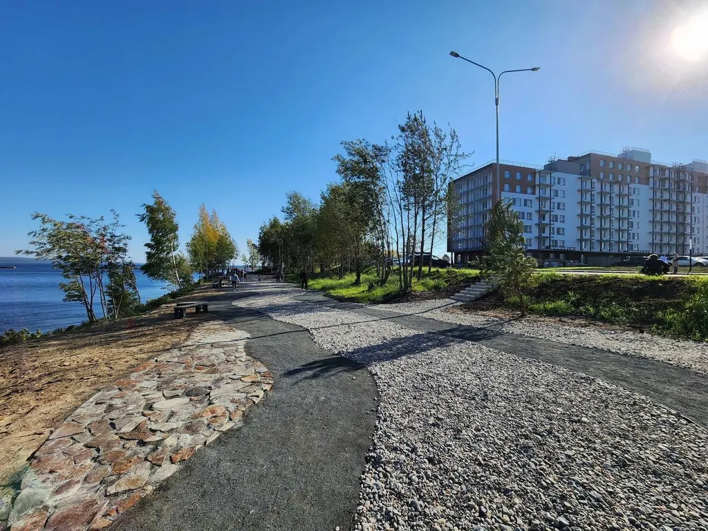 Квартира-студия с видом на Онежское озеро