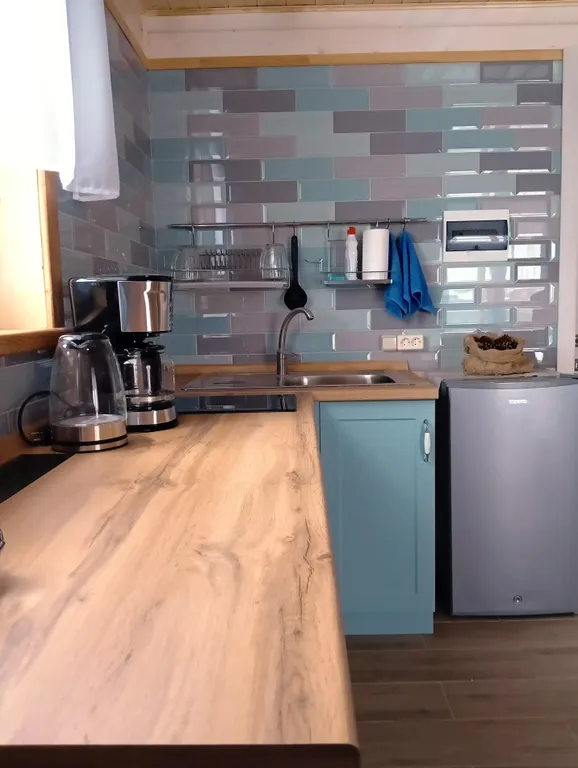 Уютный домик с баней и фурако и барбекю в 10 минутах от центра