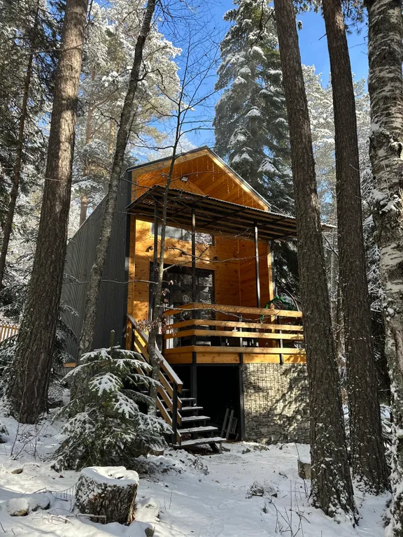 Коттедж Барнхаус II с видом на горы и лес — Архыз