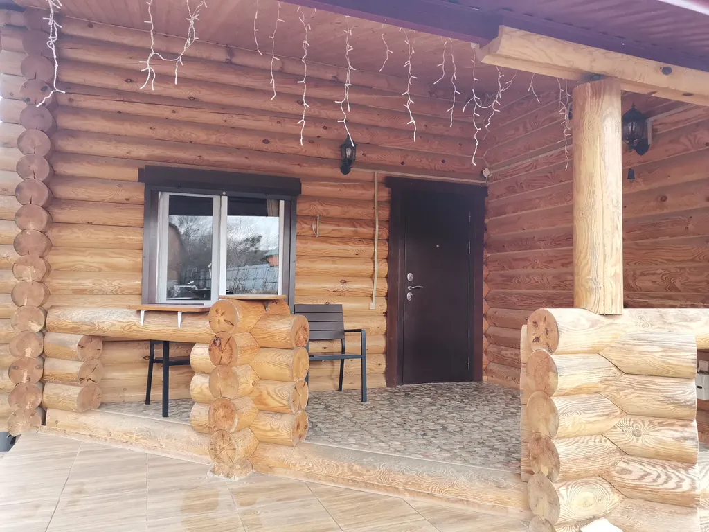 Апартаменты с сауной из сруба сибирской сосны с видом на горы Адыгеи