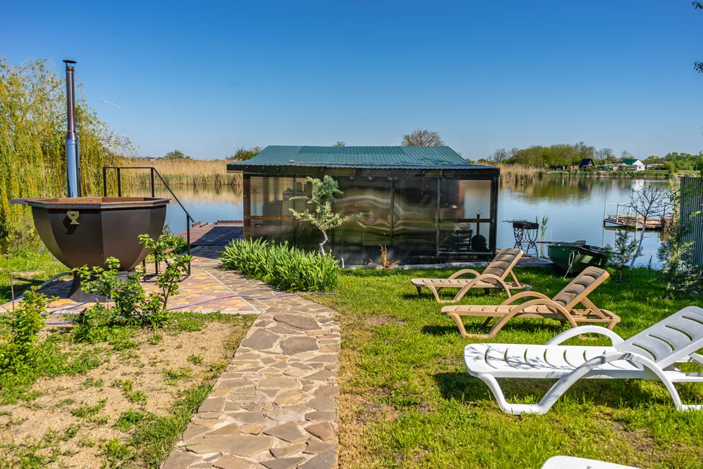 Дом для отдыха с выходом в реку