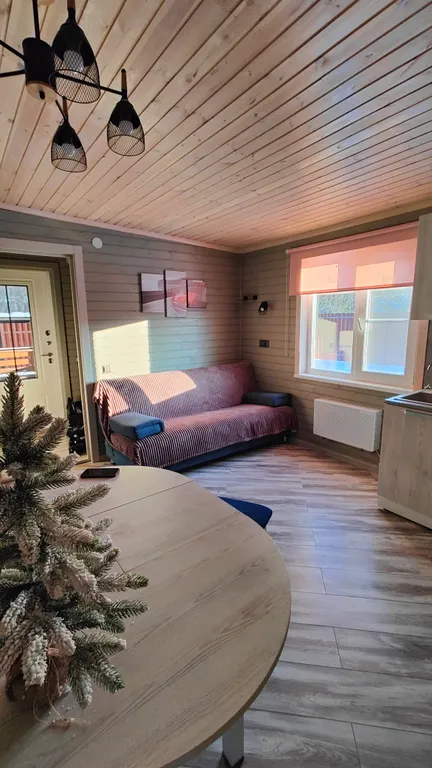 Коттедж Дом с сауной рядом с лесом и озером — аренда посуточно в Остров