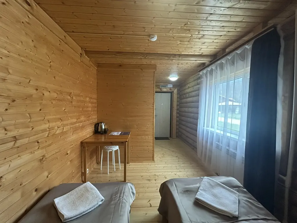 Дом 20m2 — чан, раздельные кровати, мангал