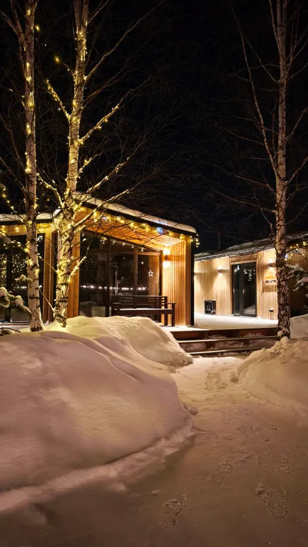 Уютный дом с баней и террасой