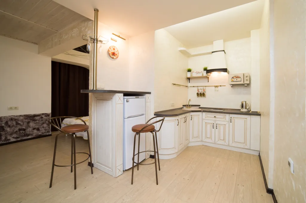 Квартира - студия в стиле vintage с джакузи