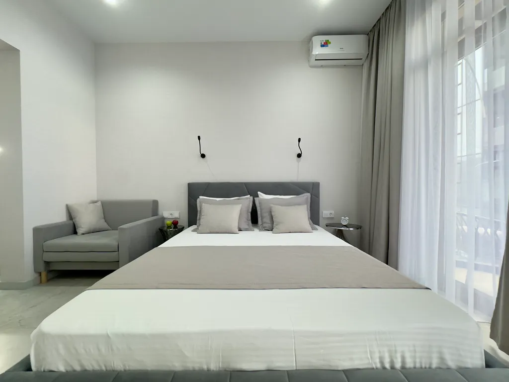 Квартира Квартира Люкс с видом на море и реку с балконом — Лазаревское