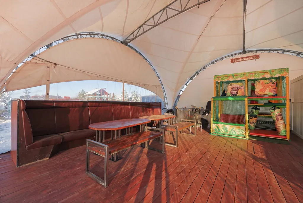 Коттедж Коттедж, современный одноэтажный дом с мансардой — Ногинск