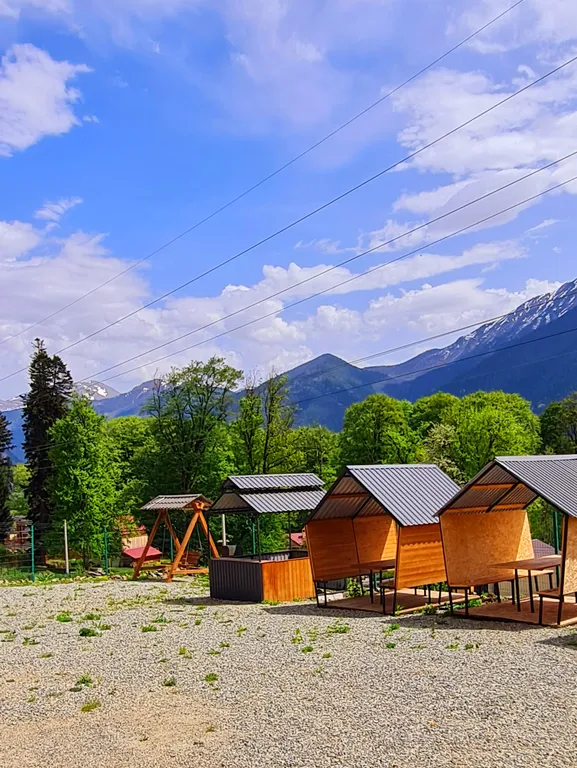 Экодомик с великолепным видом на горы
