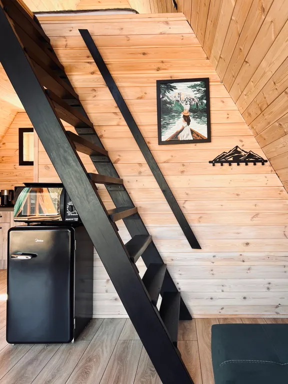 А-фрейм 6/6 с видом на горы и лес