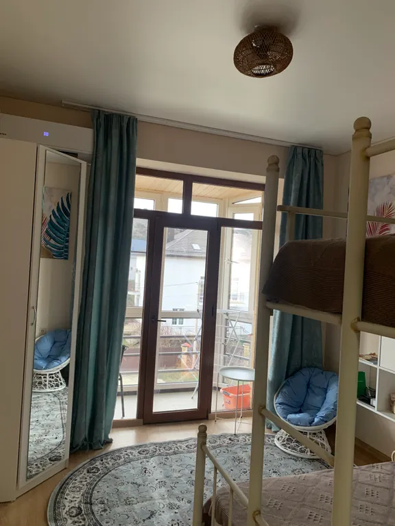 Уютная студия в Сукко у моря с видом на горы