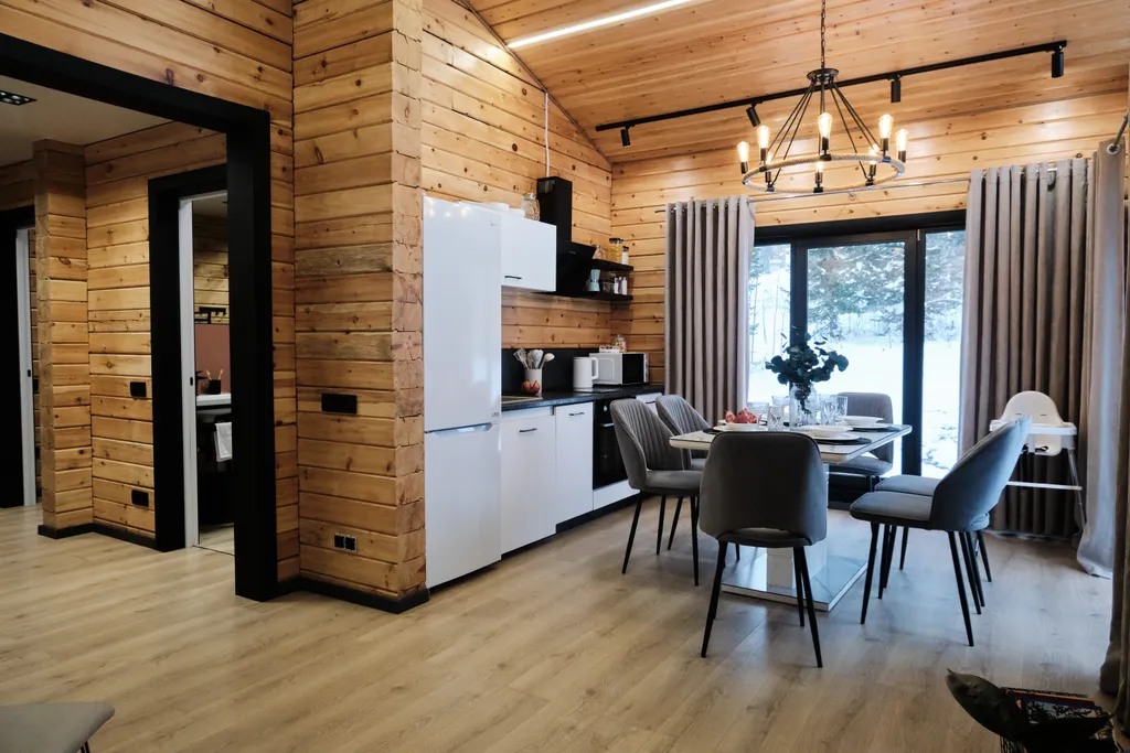 Двухкомнатный дом с сауной