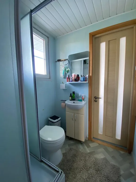 Дом на воде (Хаусбот) с баней и камином