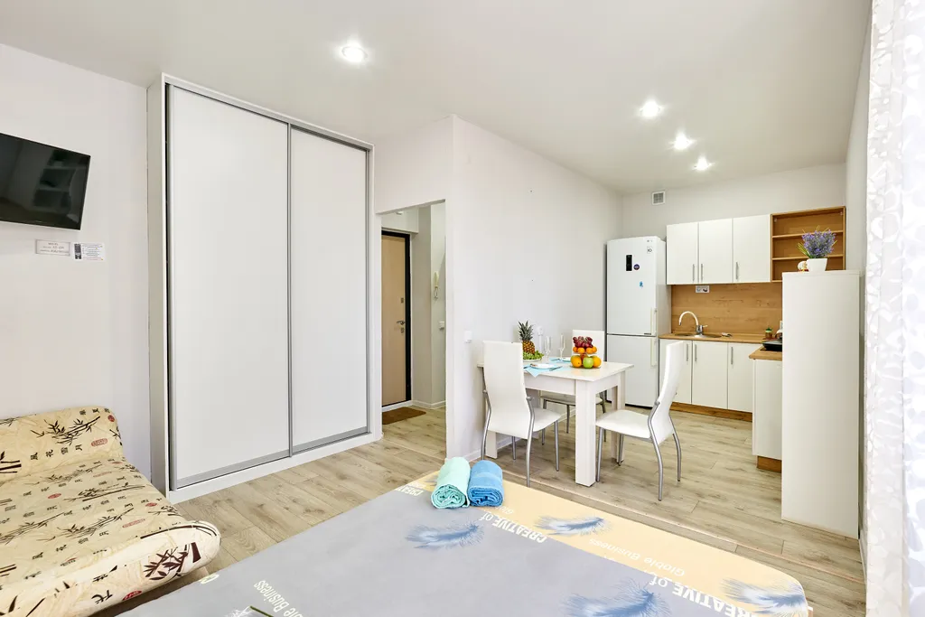 Современная студия в ЖК Арсенал на 16 этаже