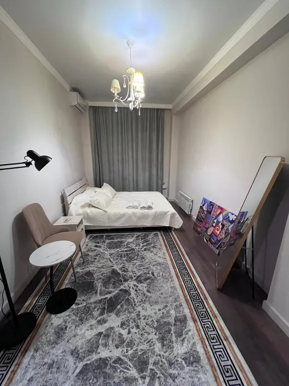 Квартира Стильная евродвушка в жк «гагарин парк» с netflix и smart tv — Алматы