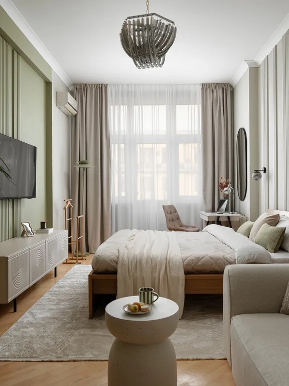 Квартира Видовая трехкомнатная квартира с эркерным балконом — Москва