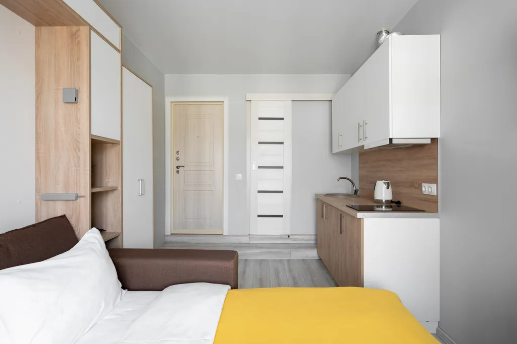 Квартира Квартира Студия у метро Спортивная и Академии Можайского — Санкт-Петербург