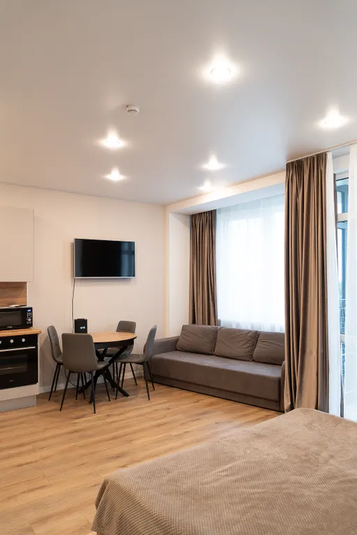 Видовой апартамент с шикарным видом на открытое море и бухту Омега