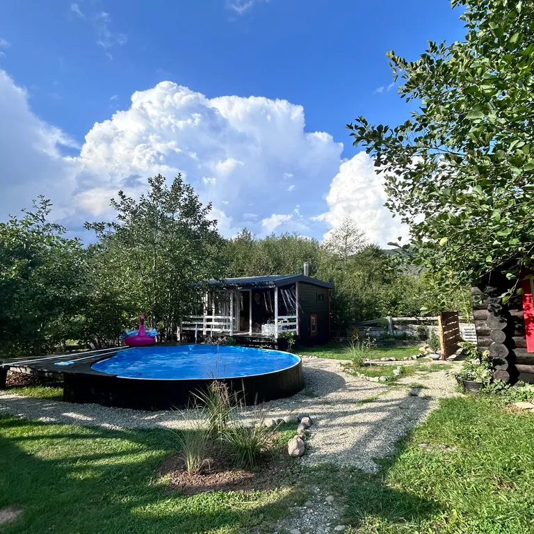 Уникальный дом-баня с собственной террасой