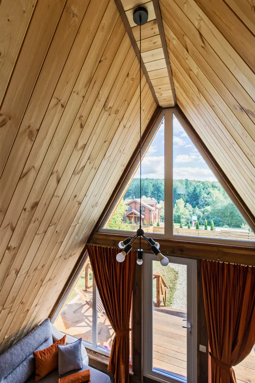 Афрейм (дом-шалаш) ОСЕНЬ с баней