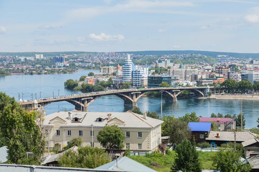 Квартира Квартира Стильная студия с видом на Ангару — Иркутск