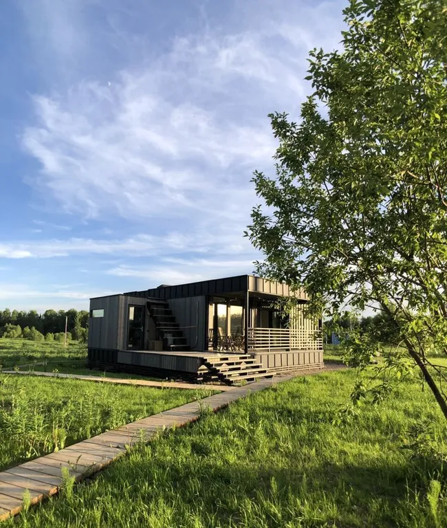 Коттедж Дом с панорамными окнами — Можайск