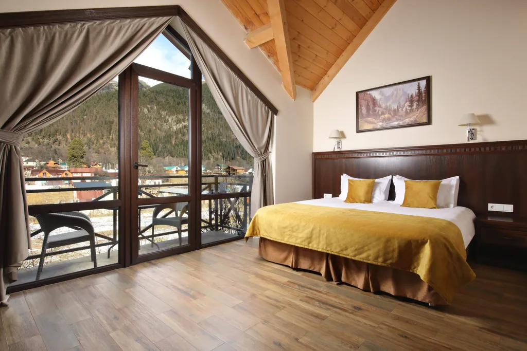 Квартира Квартира Супериор гранд с балконом и видом на горы — Архыз