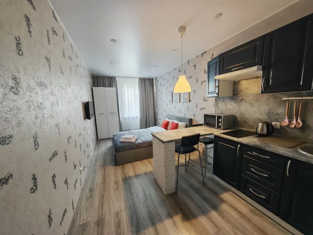 Уютная студия с красивым видом