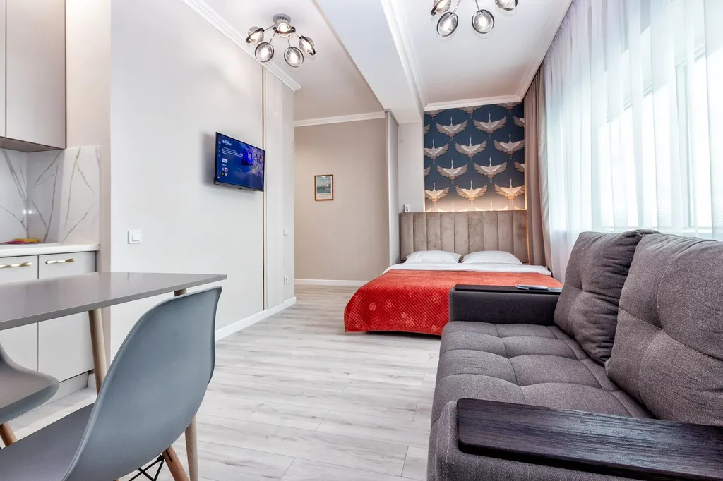 Элитные апартаменты с панорамным видом из окна в самом центре столицы