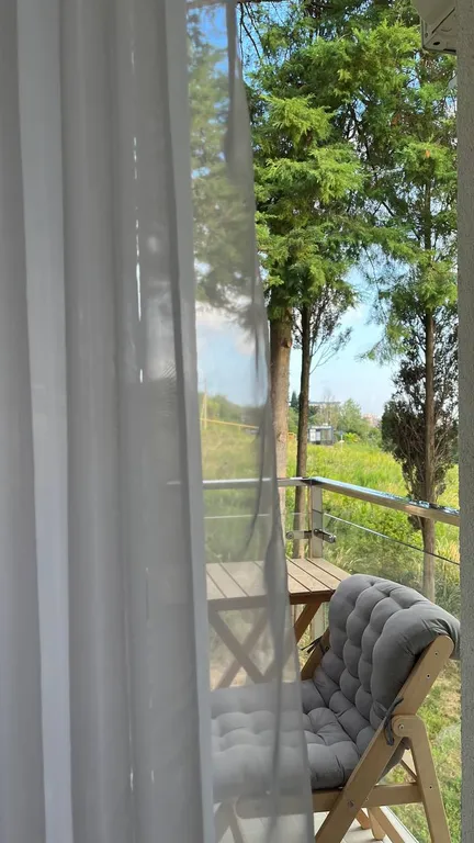 Квартира с посудомойкой, балконом и бассейном