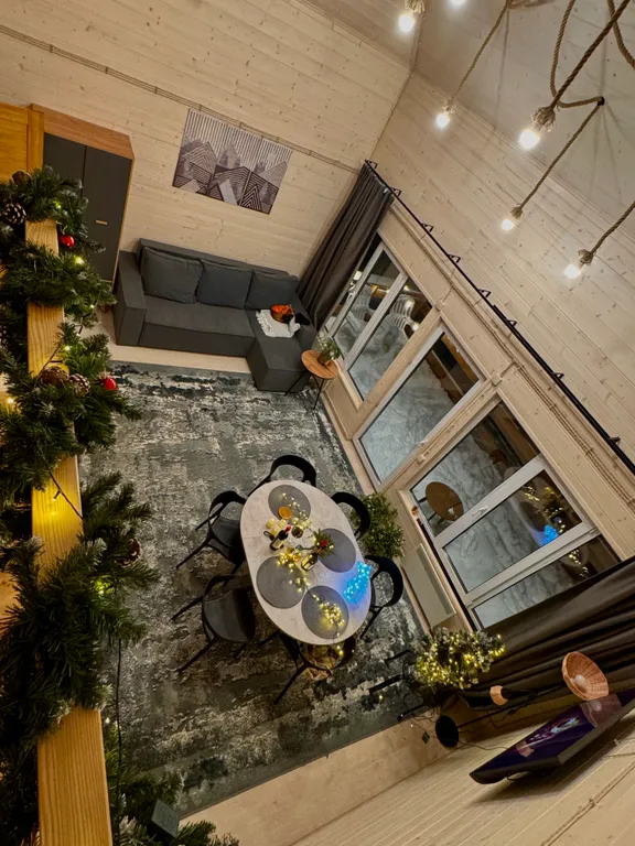 Дом с чаном и сауной в лесу