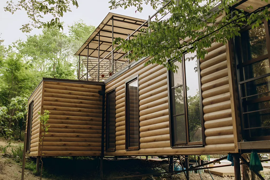 Коттедж в лесу