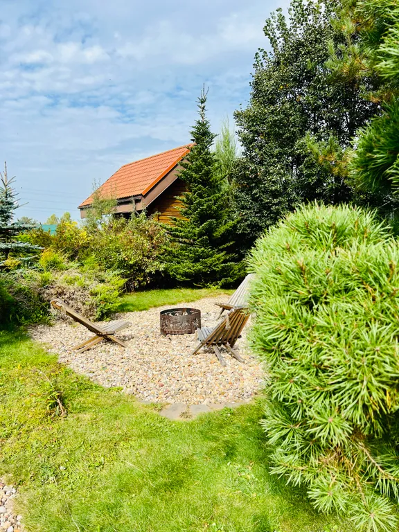 Коттедж Атмосферный дом из бревна с камином и сауной у водохранилища — Маслово