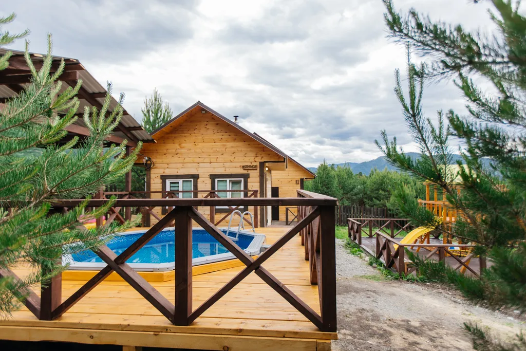 Домик в горах со всеми удобствами