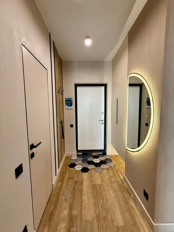 Новая квартира с потрясающим видом из окна на город