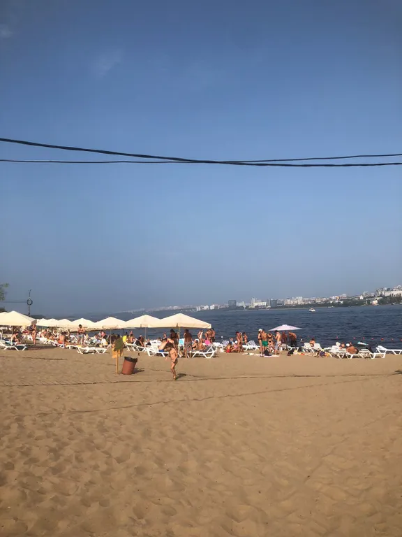 База отдыха на острове Проран в черте города Самара
