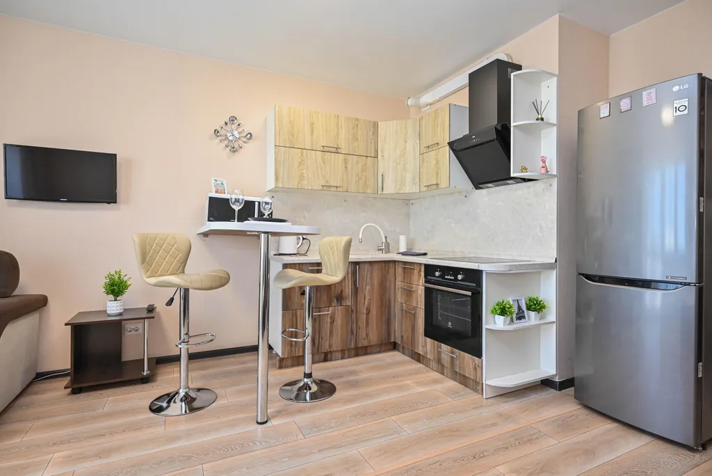 Квартира Квартира Комфортная студия в центре Взлетки с прекрасным видом — Красноярск