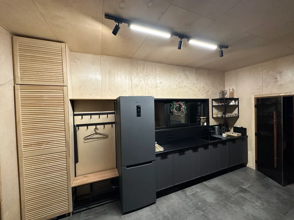 Дом баня на дровах