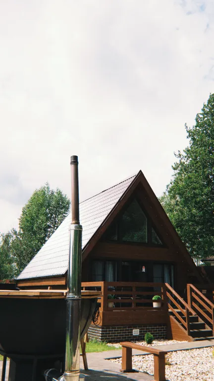 Коттедж Уютный дом A-Frame | Русская Баня | Чан — аренда посуточно в Воскресенск