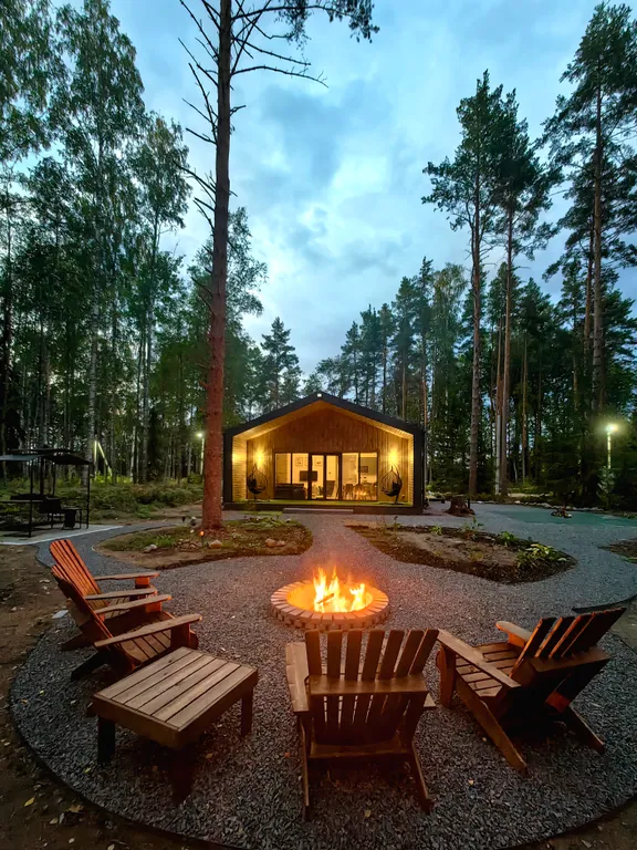 Коттедж Уютный дом с камином и сауной — Кучерово