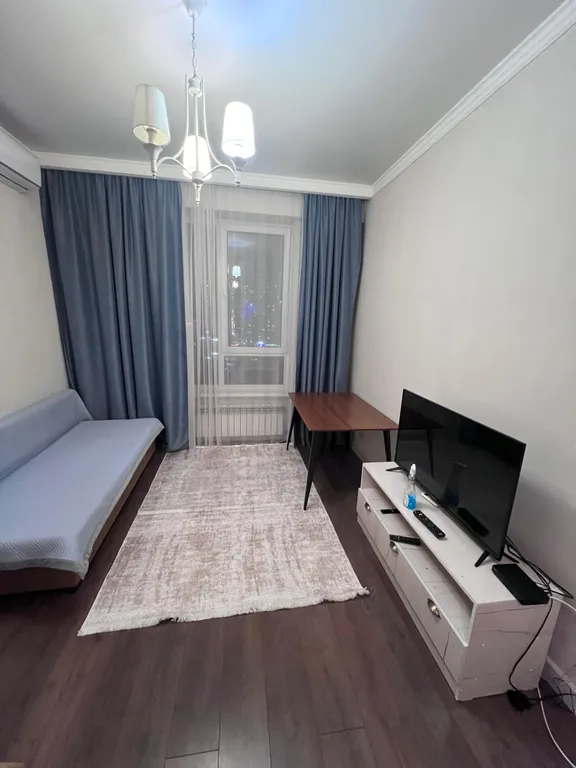 Квартира Стильная евродвушка в жк «гагарин парк» с netflix и smart tv — Алматы