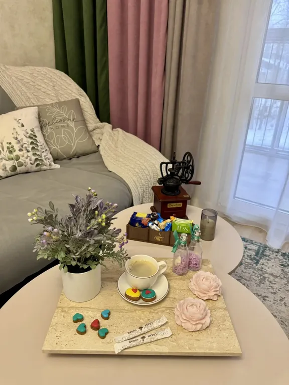 Новая квартира в центре города с дизайнерским ремонтом