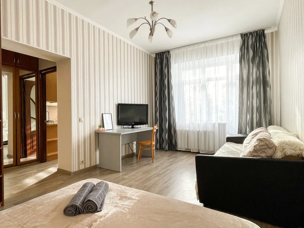 1-комнатная квартира для 1-4 гостей со всеми удобствами