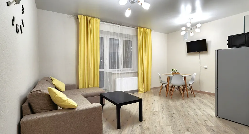 Квартира Квартира Студия Yellow apart для 1-4 гостей в 5 минутах пешком от метро Горки — Казань